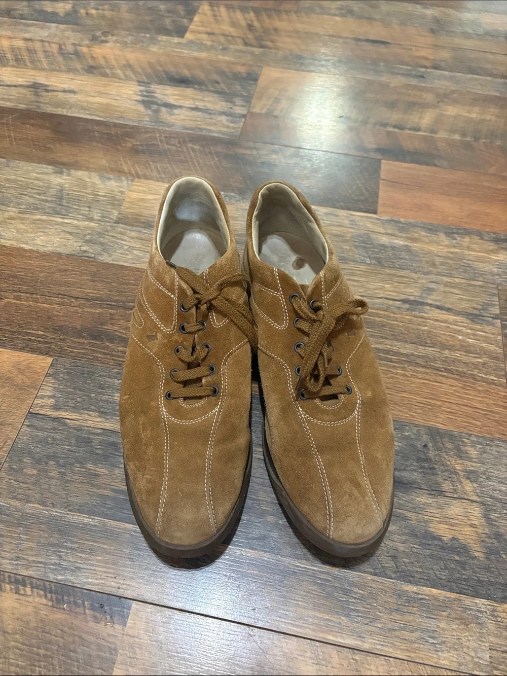 Tods Mens Player Laced RE Hazel Shoes Sneakers 11 Italy
